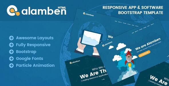 Alamben -  Responsive App & Software Bootstrap Template