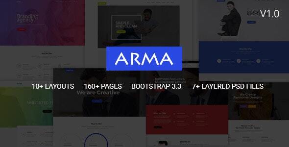 Arma | Multipurpose HTML Template