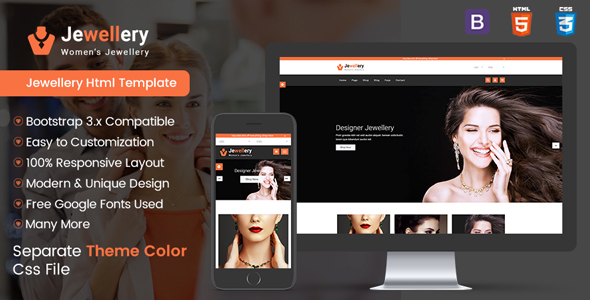 Jewellery Shop - Multipurpose E-commerce Responsive Html5 template