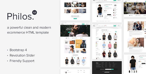 Philos - Responsive Ecommerce Html Template