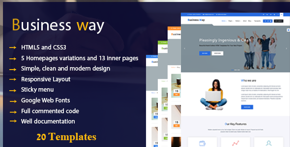 Business Way - Multi Purpose Corporate HTML Template