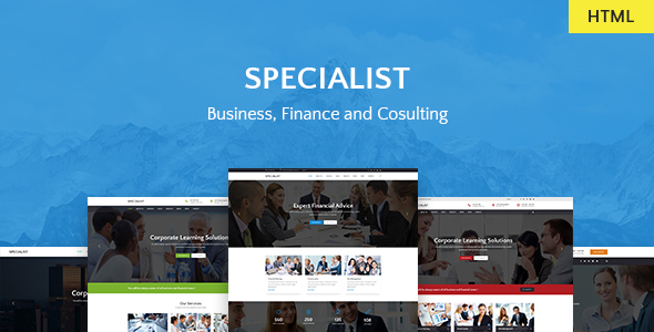 Specialist | Multipurpose Business & Financial, Consulting, Accounting, Broker HTML Templates