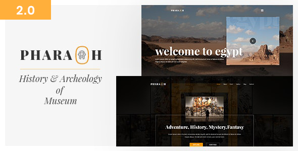 Pharaoh - Museum & Exhibition HTML Template