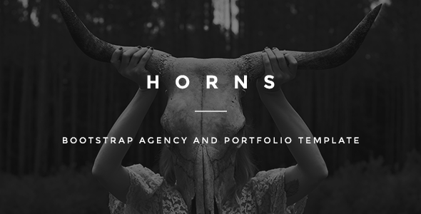HORNS-Bootstrap Agency and Portfolio Template