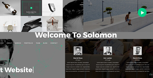 Solomon – Creative Portfolio Template