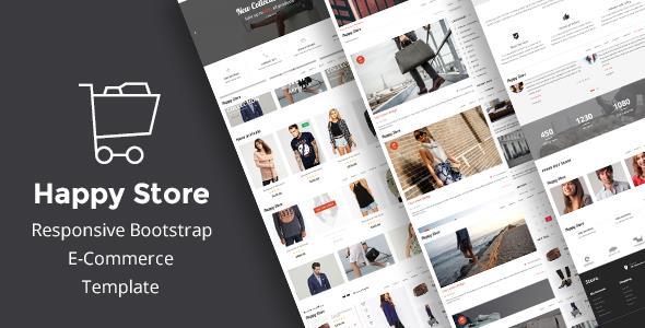 HappyStore | Simple eCommerce HTML Template
