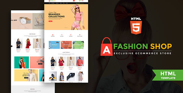 Fashion Shop - Multipurpose Ecommerce Responsive Html Template