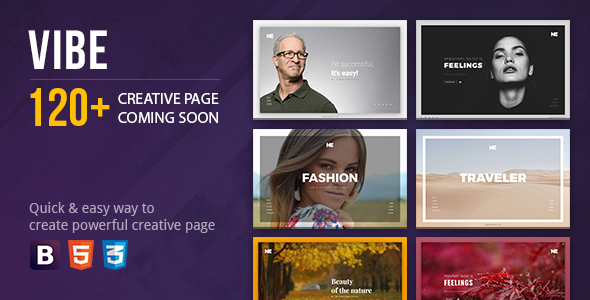 Vibe Coming Soon Creative Page