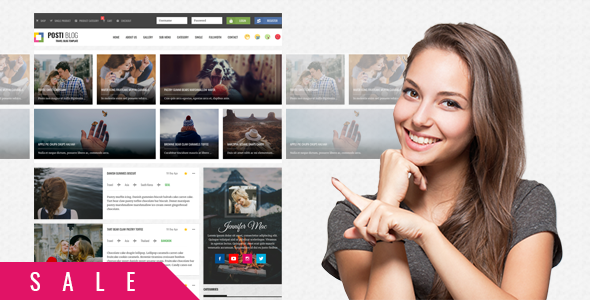 Posti - Responsive Blog HTML Template