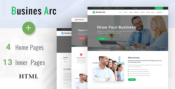 Business Arc - Multi Purpose Corporate HTML Template