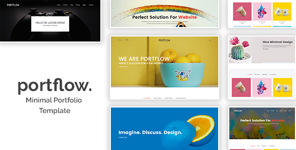 Portflow - Minimal Portfolio HTML Template