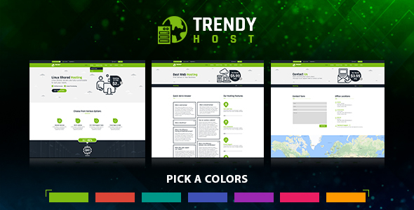 Trendy Host - Responsive Hosting HTML Template