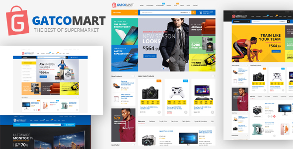 Gatcomart - Electronics Furniture Store HTML Template
