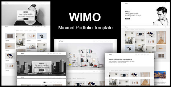 Wimo - Minimal Portfolio Template