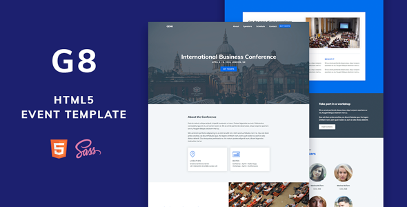 Gen8 Event & Conference Template