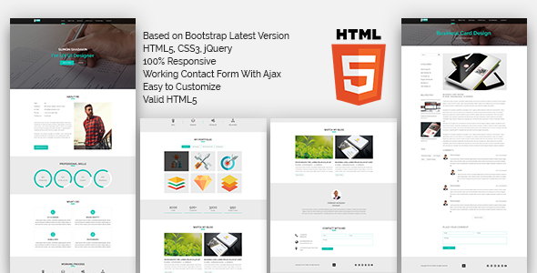 PORTFOLIO One Page HTML5 Template
