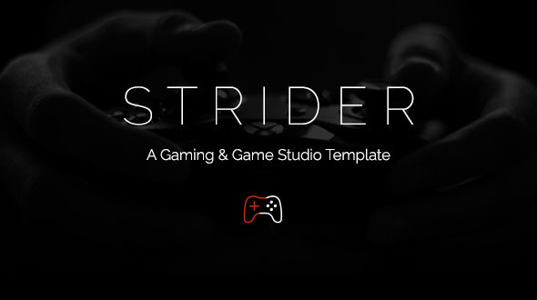 Strider - A Gaming and Game Studio Template (HTML)