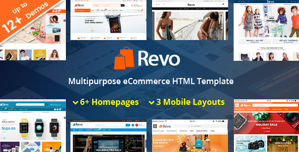 Revo - Responsive MultiPurpose HTML 5 Template (Mobile Layouts Included)