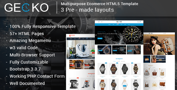 Gecko - Responsive Multipurpose E-Commerce HTML5 Template