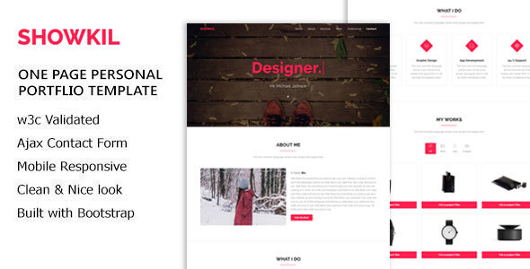 SHOWKIL - Personal Portfolio HTML5 Template