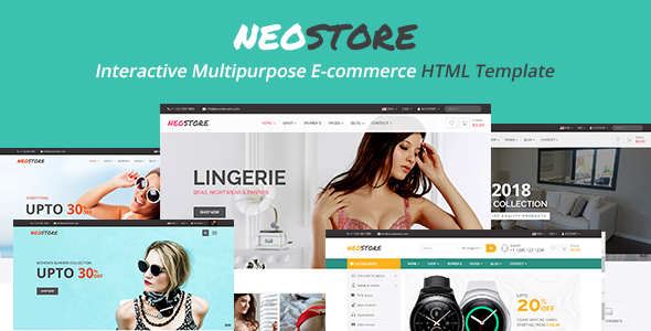 Neostore - Interactive Multipurpose Ecommerce HTML Template