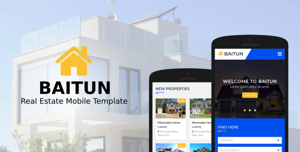Baitun - Real Estate Mobile Template