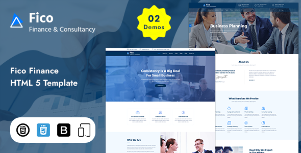 Fico - Finance HTML Template