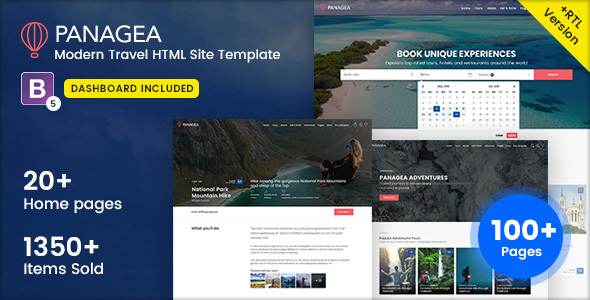 Panagea - Travel and Tours listings template