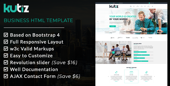 KUBIZ - Business HTML Template