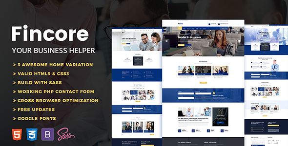 Fincore - Consulting HTML Template