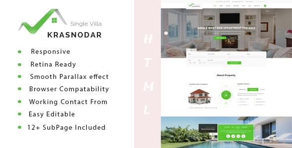 Krasnodar | Real Estate Property HTML5 Template