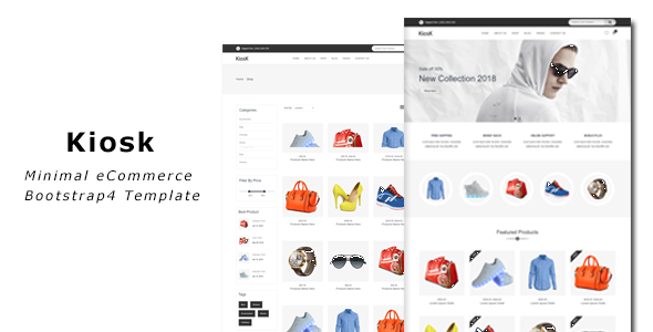 Kiosk - eCommerce Bootstrap4 Template