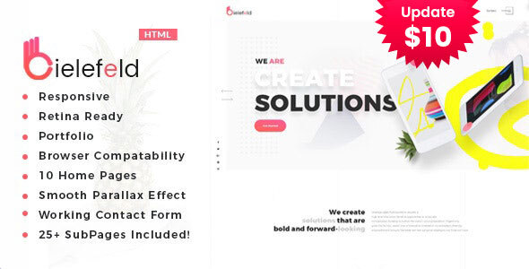 Bielefeld - Multipurpose Creative Portfolio Template
