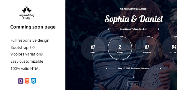 myWeddingDay - Coming Soon