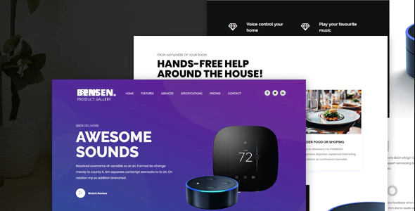 Bensen - Single Product Landing Template