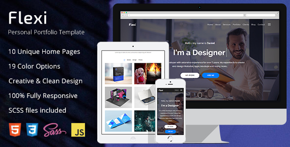 Flexi - Personal Portfolio HTML5 Template