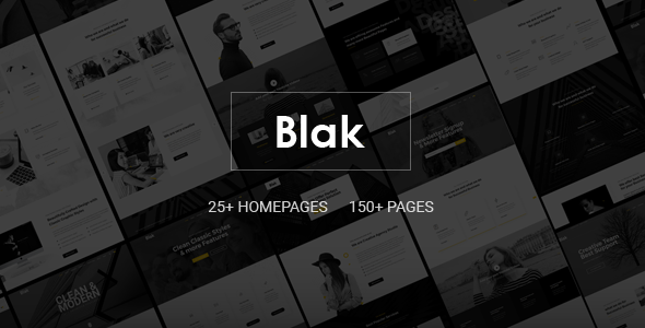 Blak - Responsive MultiPurpose HTML Website Template