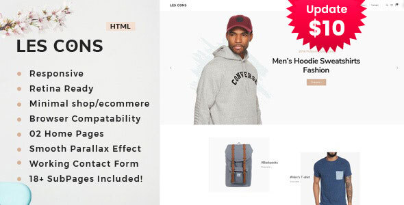 Lescons - Minimal eCommerce Template