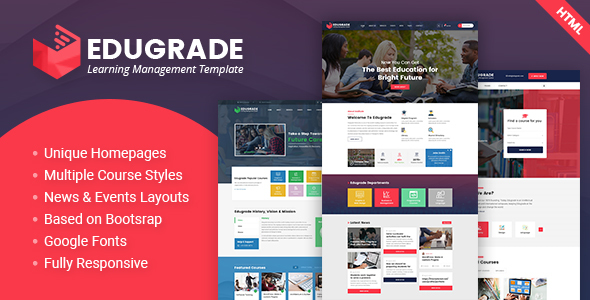 Edugrade - Education HTML Template