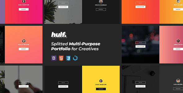 HULF — Splitted Multi-Purpose Portfolio for Creatives