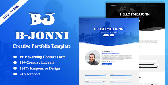 B-Jonni-Personal Portfolio Template