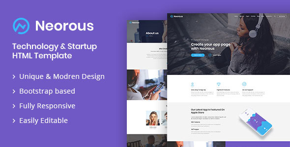Neorous - SaaS, Software & Digital Agency Template