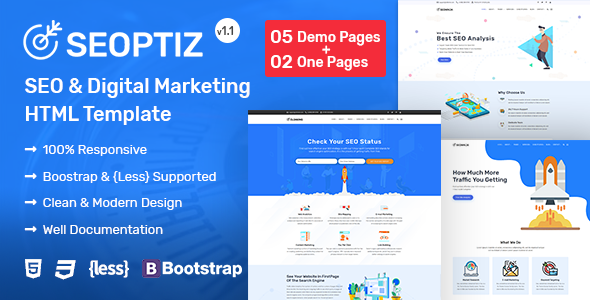 Seoptiz - SEO & Digital Marketing Agency HTML Template