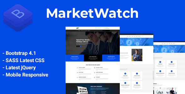 MarketWatch - Corporate Finance HTML Template