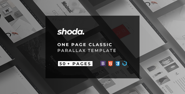 Shoda — Classic One Page Parallax
