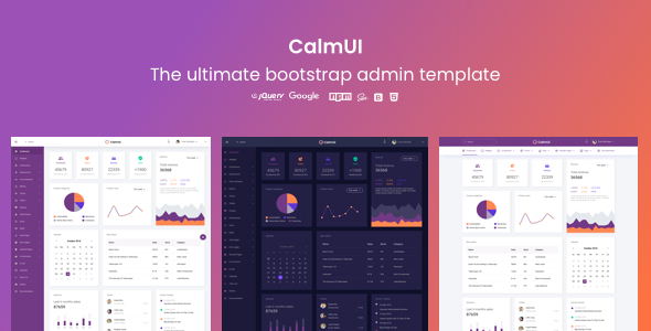 CalmUI Bootstrap 5 Admin Dashboard Template