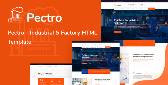 Pectro - Industrial & Factory HTML Template