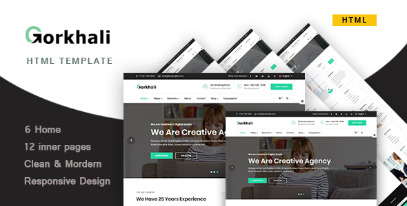 Gorkhali | Multi-Purpose Business Template