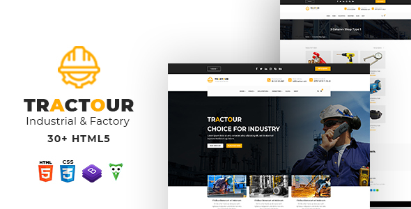 Tractour - Industrial/ Manufacturing HTML5 Template