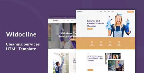 Widocline - Professional Window Cleaning Services HTML Template